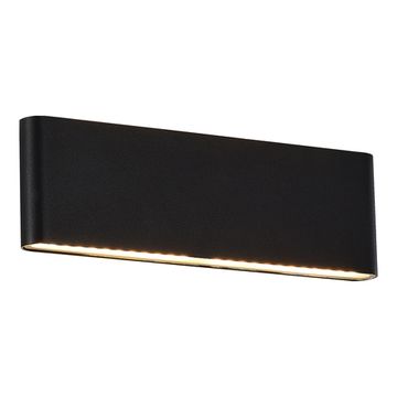 SL9531.411.01 Светильник ул настенный ST-Luce черный/белый LED 1*10/15/20W 2700/3000/3500/4000/5000K BRISS