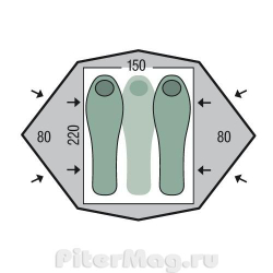 Палатка Pinguin Gemini 150