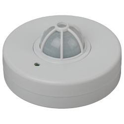 Датчик движения ЭРА MD 017 белый 1200Вт угол обзора 180-360° дальность 12м