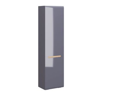 Коллекция Стокгольм Пенал широкий (380) Серый Графит/Графит Глянец (Набор)