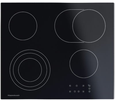 Электрическая варочная панель Kuppersbusch KE 6130.1 SE стальная рамка