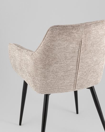 Стул обеденный Adam рогожка светло-коричневый