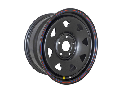 Диск усиленный JEEP стальной черный 5х127 8xR17 d71.6 ET+30 (треуг. мелкий)