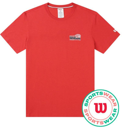 Мужская теннисная футболка Wilson Easy Street - красный