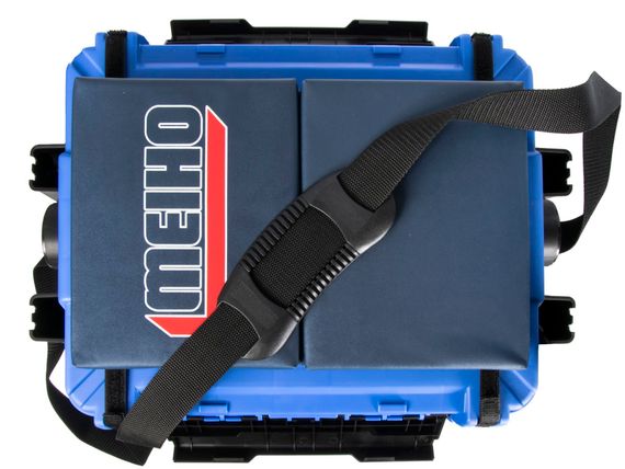 Ящик рыболовный зимний Meiho BUCKET MOUTH BM-7000W Blue 475x335x320