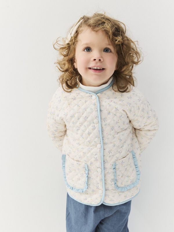 Куртка стеганая на кнопках 