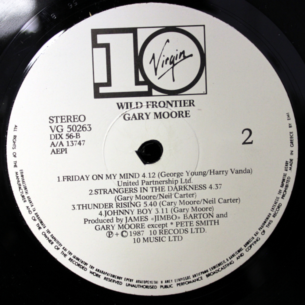 Gary Moore / Wild Frontier (LP)