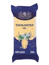 Сыр &quot;Тильзитер&quot; 45% 200г. Беловежские сыры - купить не дорого в Москве