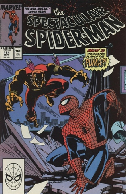 Комикс the Spectacular Spider-Man #154