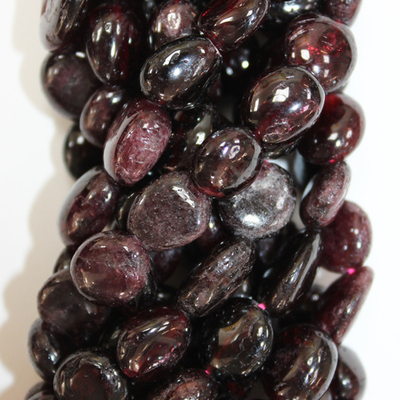 Гранат галтовка бусины 9-12мм