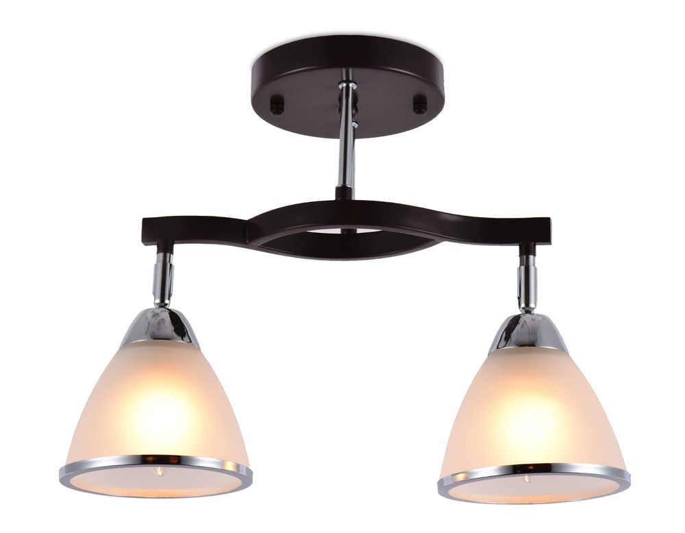 Подвесная люстра TR3111/2 DCF/CH темный кофе/хром E27 max 40W 400*150*315