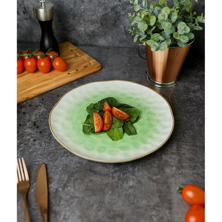 Тарелка d 27 см зеленая фарфор "The   Eco" P.L. Proff Cuisine [4]