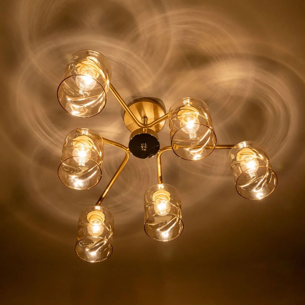 Citilux Клод CL137162 Люстра потолочная Золото