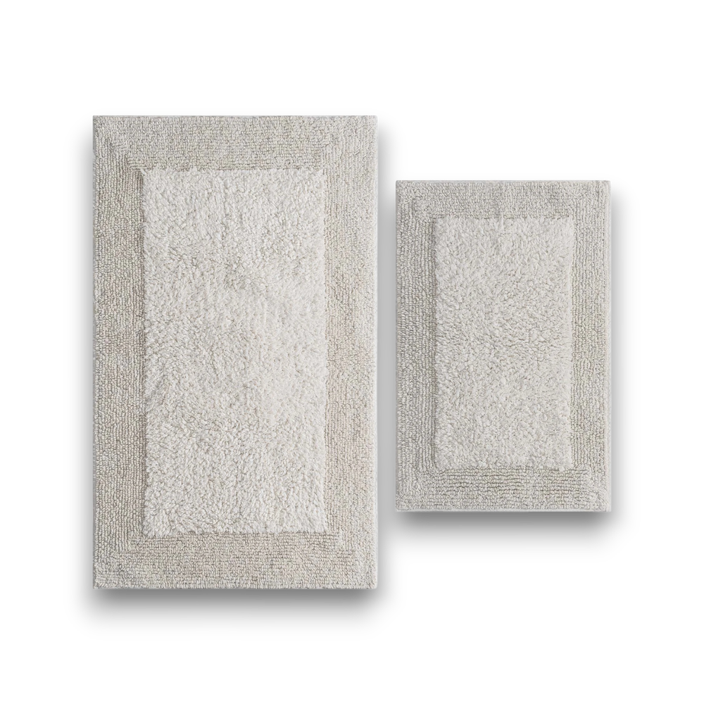 Набор из двух ковриков для ванной Petra | кремовый