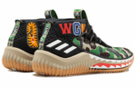 Кроссовки A Bathing Ape X Adidas D Lillard 4 Green Camo