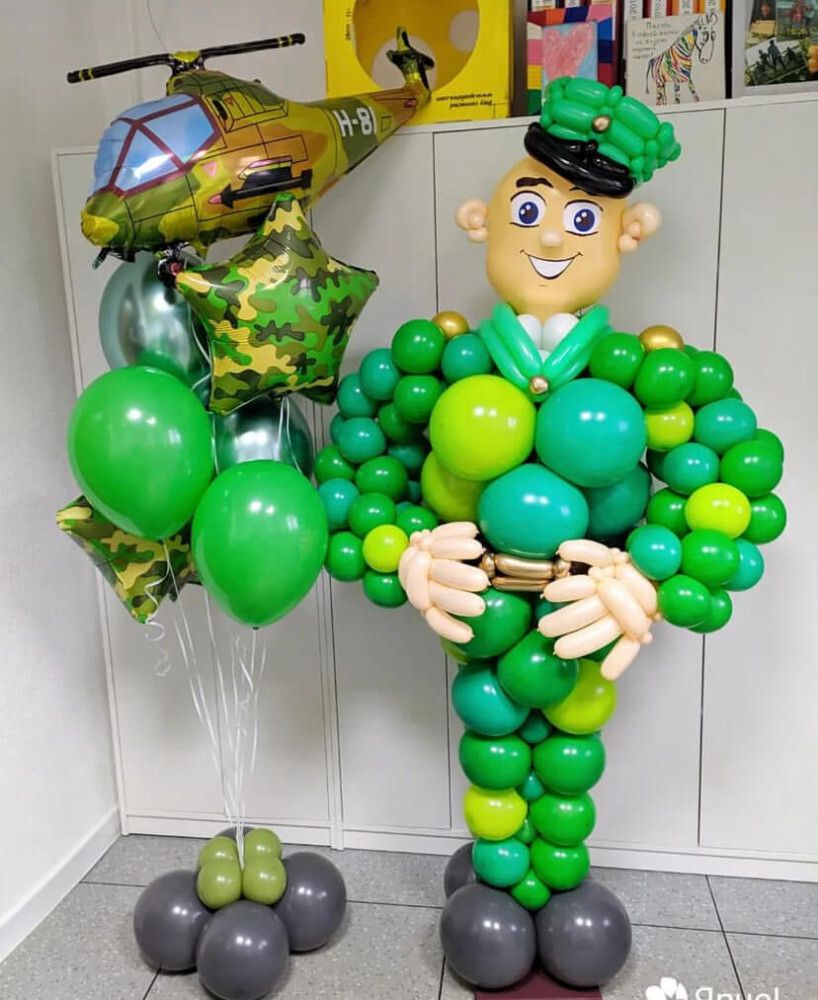 Полковник Фигура из шаров