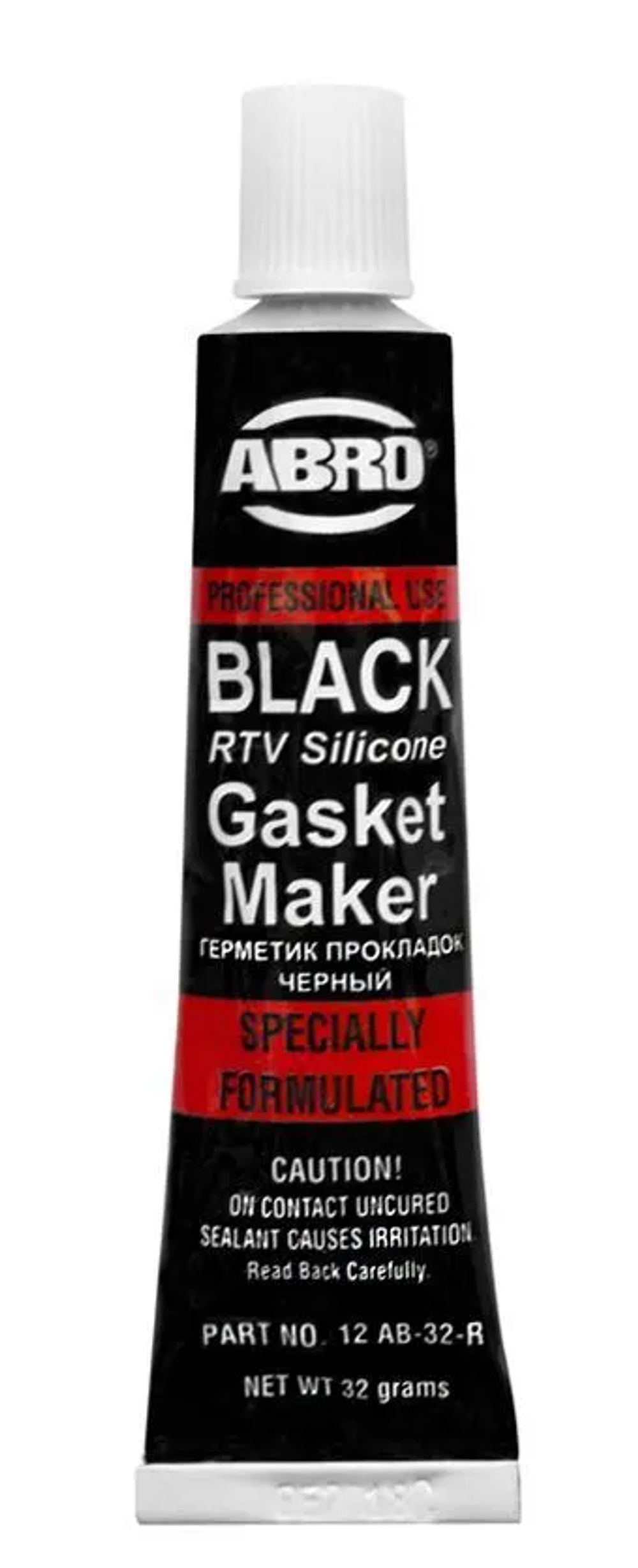 Герметик прокладка ABRO MASTERS черный (32г)