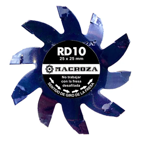 Фреза для штроборезов Macroza RD10 25х25 мм