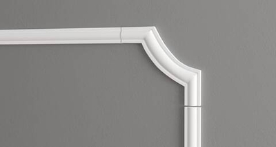 C1-157 A/Декоративный уголок гладкий (145х145х13мм)/4 Стоимость за упаковку 4 шт