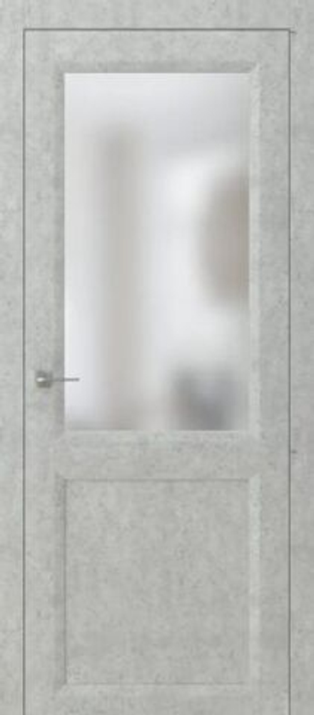 Межкомнатная дверь Фрамир Neo 2 PO Сатинат Серый гранит