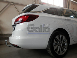 Фаркоп оцинкованный Galia O0618A для Opel Astra K универсал 2016-(паспорт и сертификат в комплекте)(без электрики)