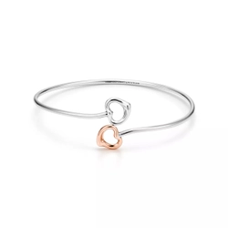 Браслет из серебра и розового золота 18k,Tiffany 💠