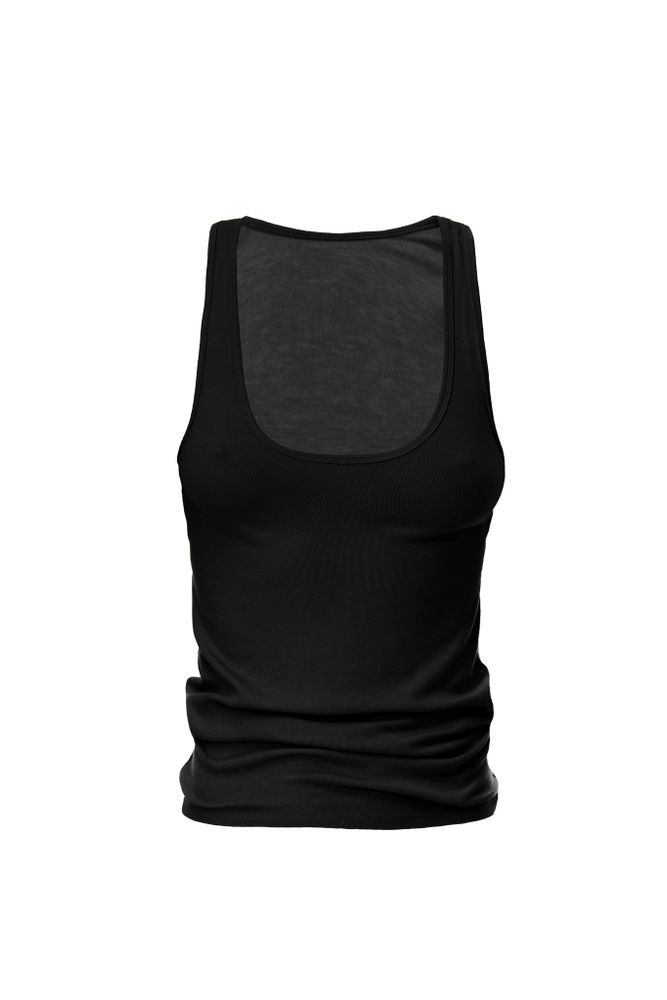 TOP BLACK VISCOSE