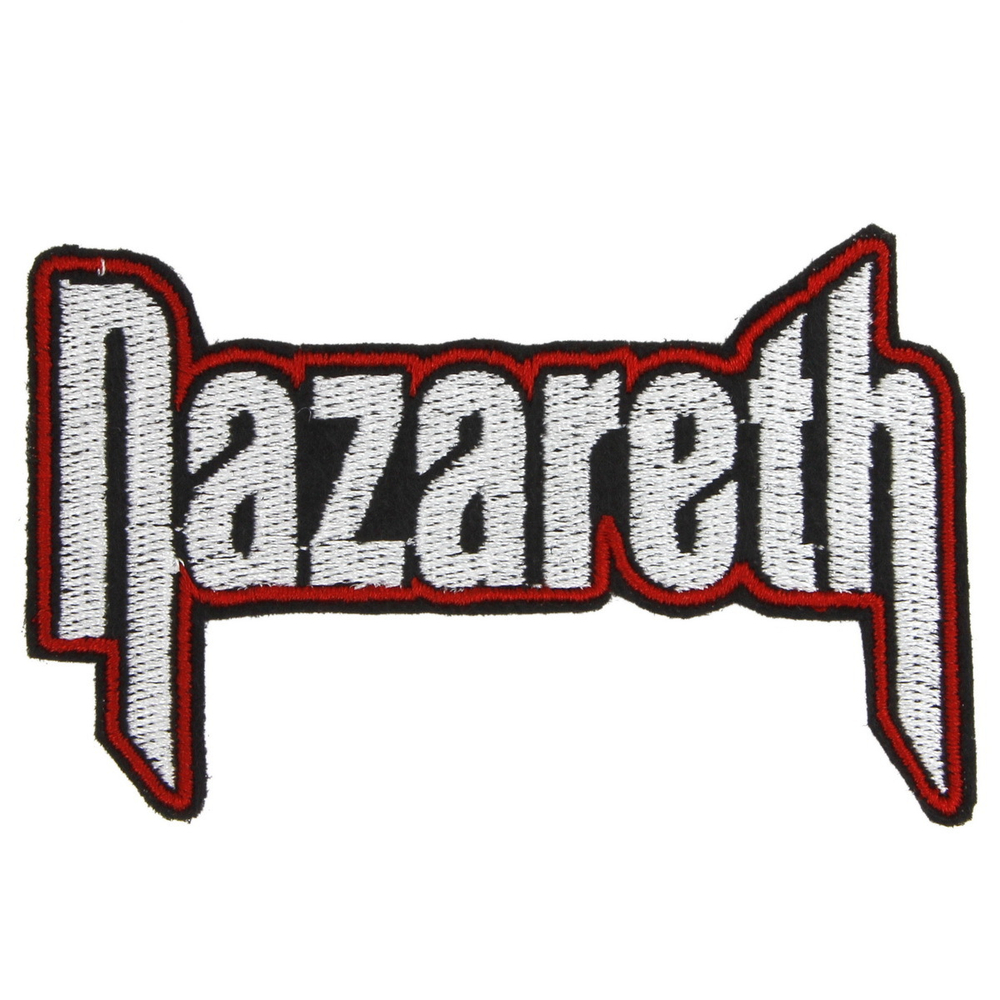 Нашивка с вышивкой группы Nazareth надпись (6083)