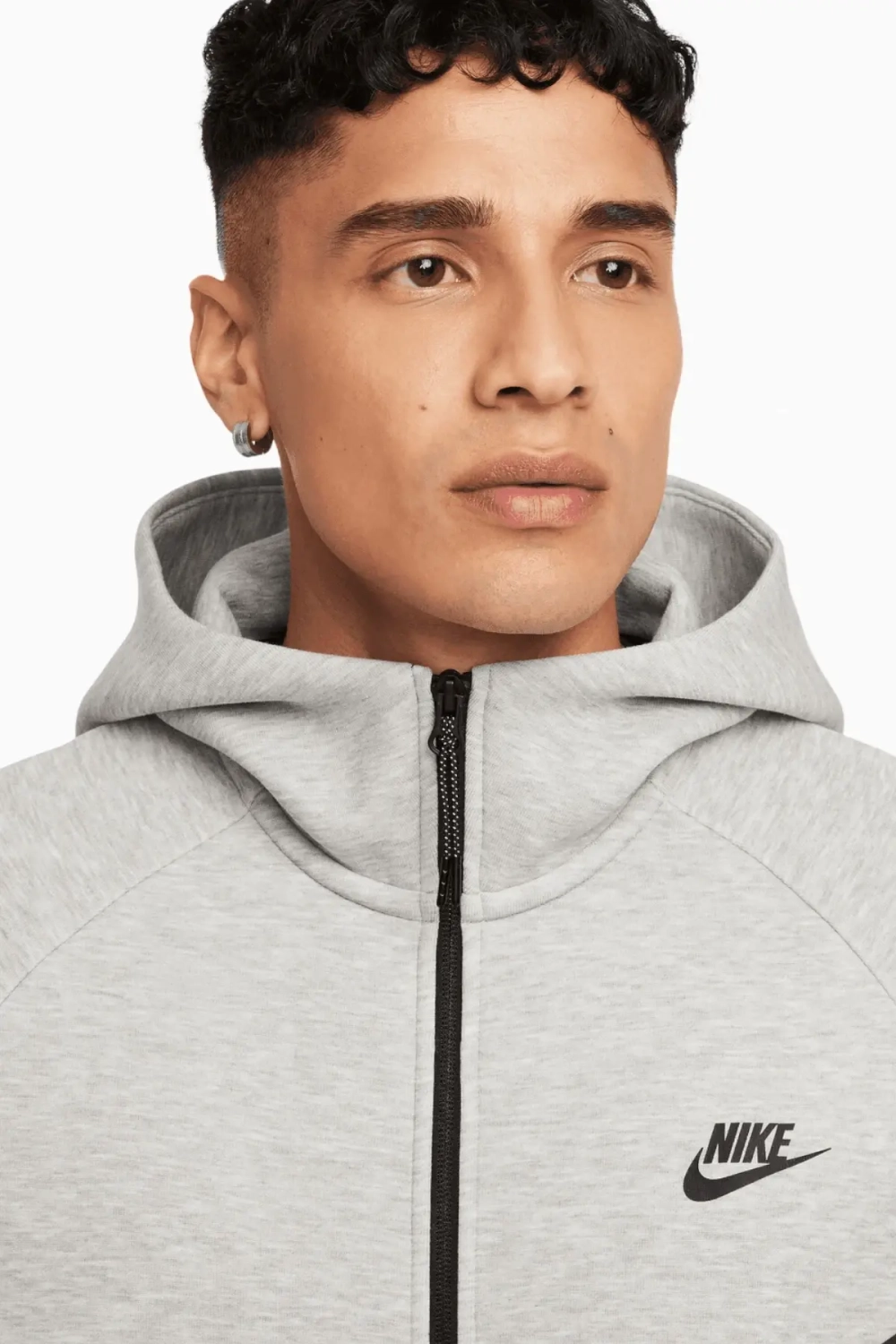 Кофта Nike Sportswear Tech Fleece Windrunner - серый