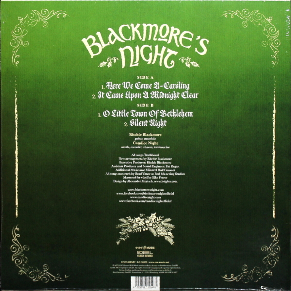 Blackmore's Night / Here We Come A-Caroling (Coloured Vinyl)(10" Vinyl EP)