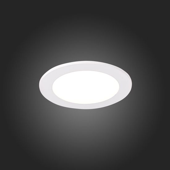 ST212.508.05 Св-к встр. Белый LED 1*5W 3000K/4000K/6000K 375Lm Ra80 110° IP20 D92xH30 220-240V Встраиваемые светильники