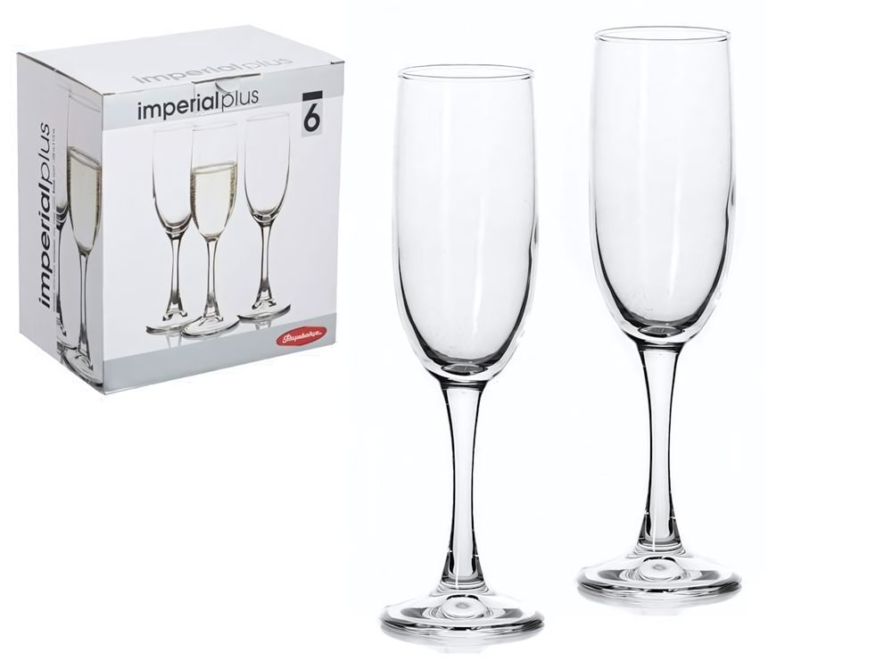 Набор бокалов для шампанского &quot;Imperial Plus&quot; 6шт 155мл