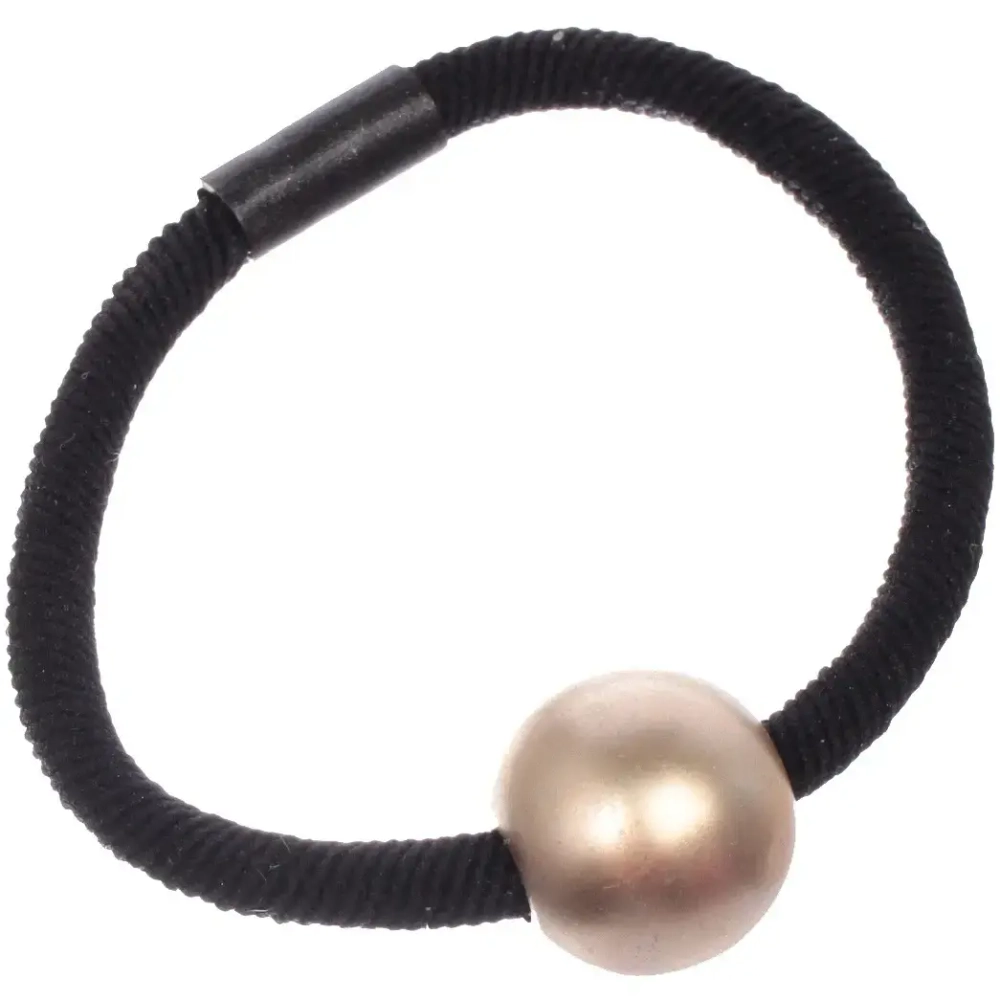 Резинка для волос 1шт «Кокетка - Aks Bambina Gold», шарик, d-5см