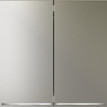 Проходной переключатель встраиваемый VOLTUM S70 двухклавишный с подсветкой 10А, (шелк)