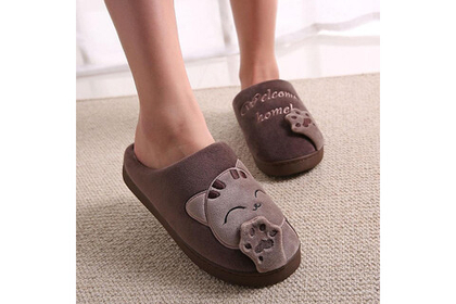 Тапочки FunFur Кот Коричневый 42-43 Коричневый