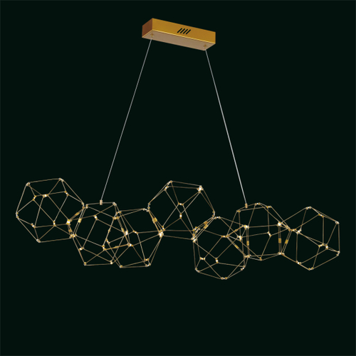 Люстра Lucciola 7A matt gold