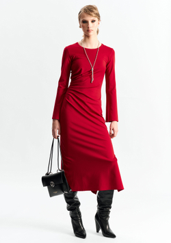 Платье трикотажное 1262 скарлетт