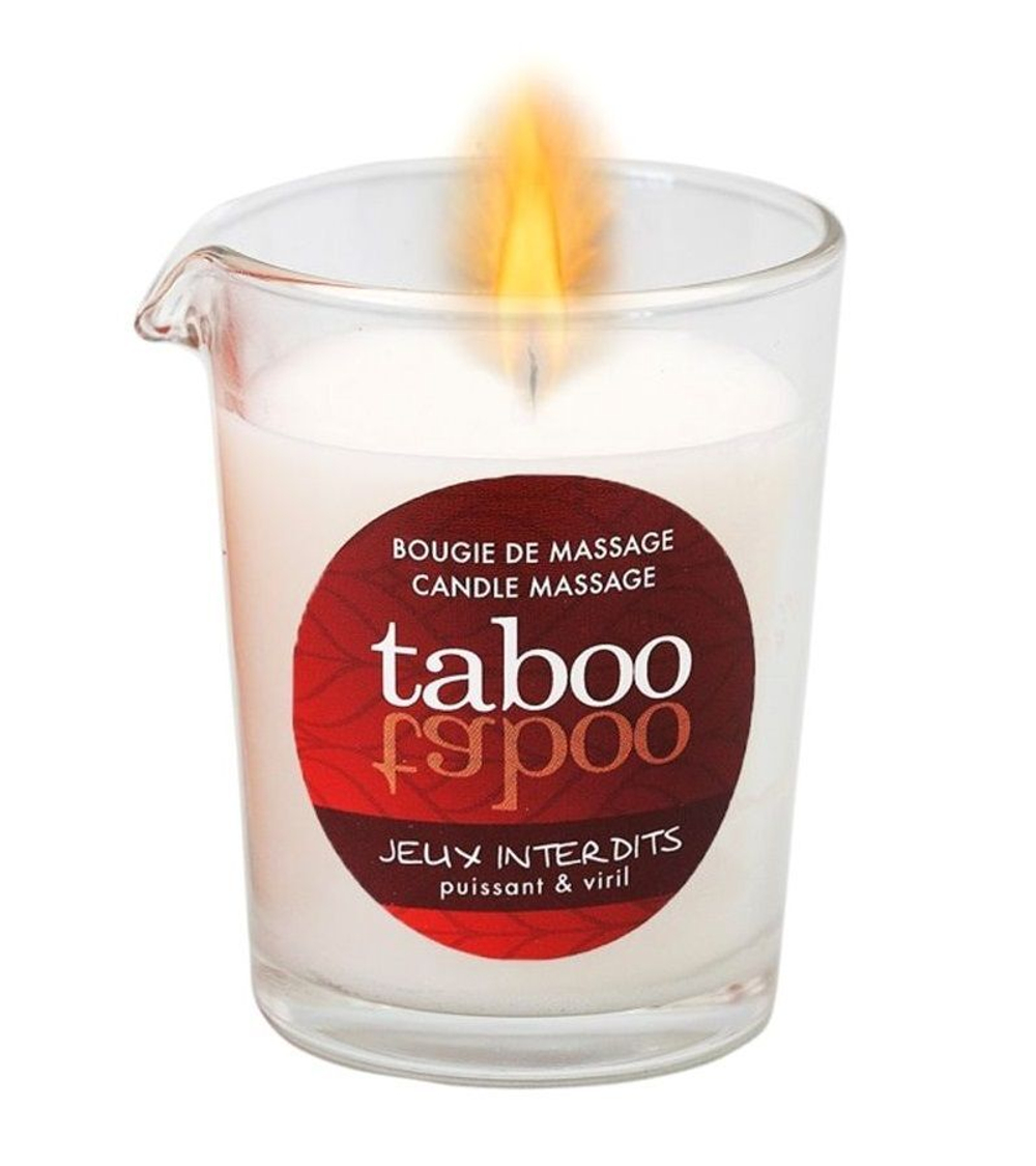 Массажное аромамасло с афродизиаками для мужчин RUF Taboo Jeux interdits - 60 гр.