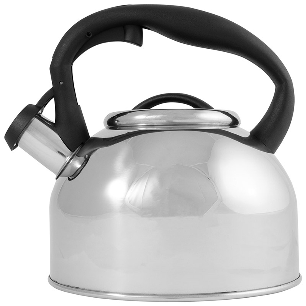 Чайник из нерж.стали Mallony Melodia (2.5л, со свистком, зеркальная полировка)