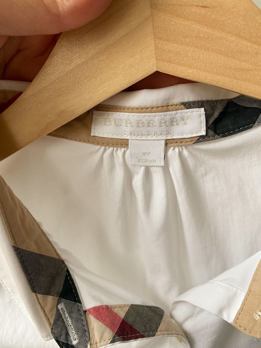 Хлопковая блузка Burberry, 128