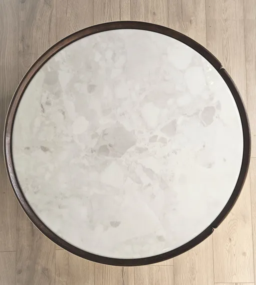 Комплект из 2 журнальных столиков JY-481, Ø80 и Ø45 см