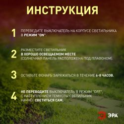 Светильник уличный ЭРА ERASF22-35 на солнечной батарее садовый Факел бамбук | Садовые декоративные светильники