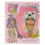 Куколка OLY в шапочке-ушанке в поильнике. Мальчик 8см, арт.3380-3 ВВ3856 (Bondibon)