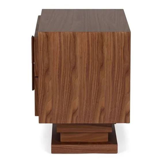 Прикроватная тумба Alpi 60х41 см, шпон ореха