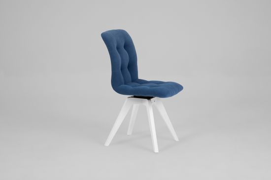 Стул Орландо (дуб/201 Белая эмаль/ткань MODUS 18)