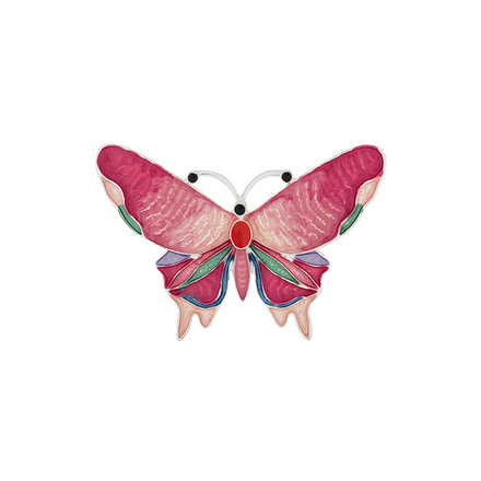 Брошь Shadore Бабочка Махаон XZ1131.9 R/S