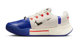 Мужские кроссовки теннисные Nike Zoom GP Challenge 1 Premium - глубокая ночь/светлый малиновый/бледная слоновая кость