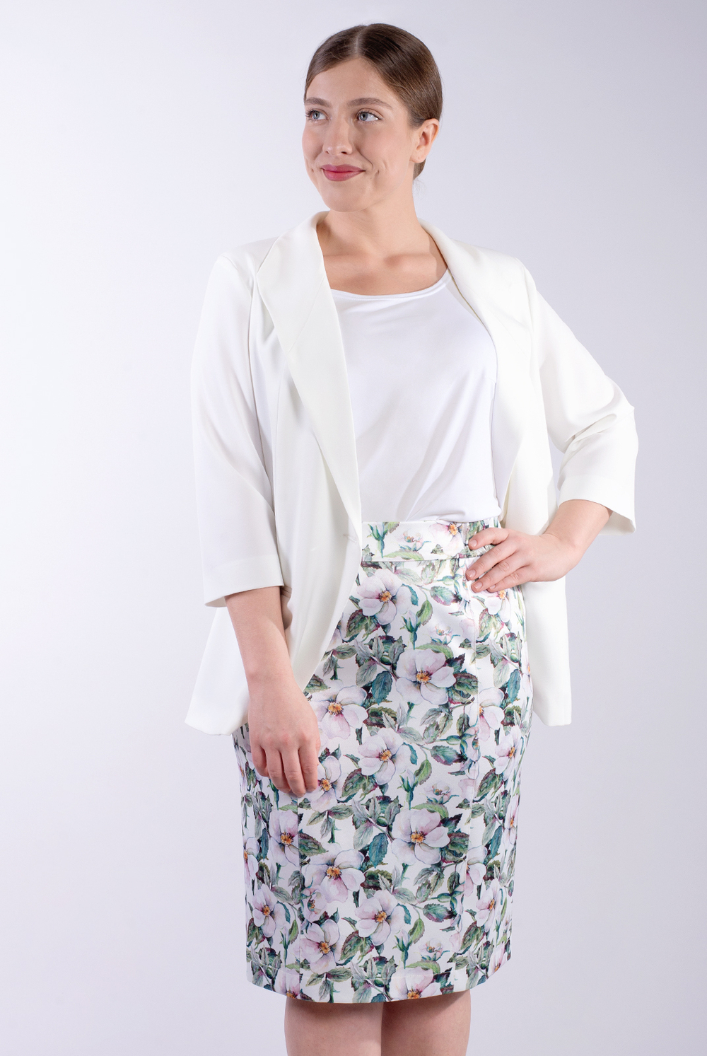 Юбка женская 3674ВП, Яблоня #265Я013674ВП