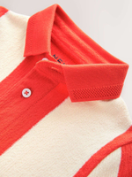 Поло для мальчика Next E66-446, Молочный, Красный