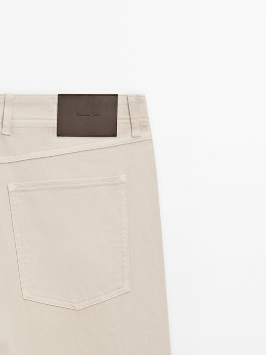 Massimo Dutti Джинсовые брюки свободного кроя, серый